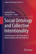 Peter / Preyer |  Social Ontology and Collective Intentionality | Buch |  Sack Fachmedien
