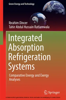 Dincer / Ratlamwala |  Integrated Absorption Refrigeration Systems | eBook | Sack Fachmedien