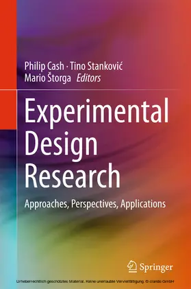 Cash / Stankovic / Stankovic | Experimental Design Research | E-Book | sack.de