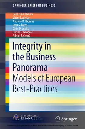 Vaduva / Vaduva / Alistar |  Integrity in the Business Panorama | eBook | Sack Fachmedien