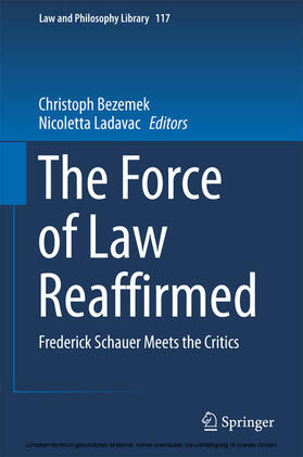 Bezemek / Ladavac | The Force of Law Reaffirmed | E-Book | sack.de