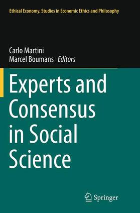 Boumans / Martini |  Experts and Consensus in Social Science | Buch |  Sack Fachmedien