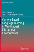 Salazar-Noguera / Juan-Garau |  Content-based Language Learning in Multilingual Educational Environments | Buch |  Sack Fachmedien