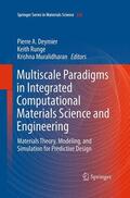Deymier / Muralidharan / Runge |  Multiscale Paradigms in Integrated Computational Materials Science and Engineering | Buch |  Sack Fachmedien