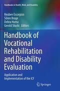 Escorpizo / Stucki / Brage |  Handbook of Vocational Rehabilitation and Disability Evaluation | Buch |  Sack Fachmedien