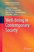 Søraker / Van der Rijt / Brey |  Well-Being in Contemporary Society | Buch |  Sack Fachmedien