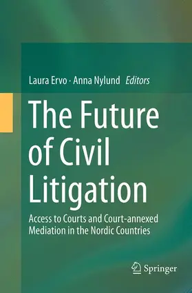Nylund / Ervo |  The Future of Civil Litigation | Buch |  Sack Fachmedien
