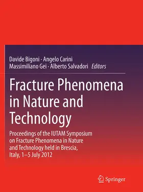 Bigoni / Carini / Gei |  Fracture Phenomena in Nature and Technology | Buch |  Sack Fachmedien