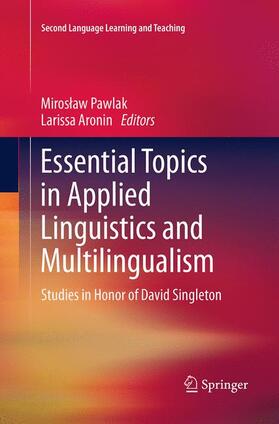 Aronin / Pawlak |  Essential Topics in Applied Linguistics and Multilingualism | Buch |  Sack Fachmedien