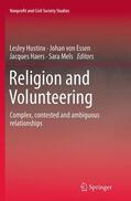 Hustinx / Mels / von Essen |  Religion and Volunteering | Buch |  Sack Fachmedien