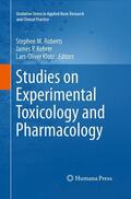 Roberts / Klotz / Kehrer |  Studies on Experimental Toxicology and Pharmacology | Buch |  Sack Fachmedien