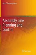Thomopoulos |  Assembly Line Planning and Control | Buch |  Sack Fachmedien