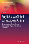 Pan |  English as a Global Language in China | Buch |  Sack Fachmedien