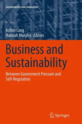 Murphy / Lang | Business and Sustainability | Buch | 978-3-319-35304-3 | sack.de
