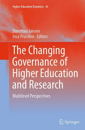 Pruisken / Jansen |  The Changing Governance of Higher Education and Research | Buch |  Sack Fachmedien