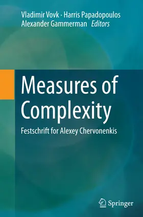 Vovk / Gammerman / Papadopoulos |  Measures of Complexity | Buch |  Sack Fachmedien