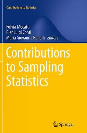 Mecatti / Ranalli / Conti | Contributions to Sampling Statistics | Buch | 978-3-319-35857-4 | sack.de