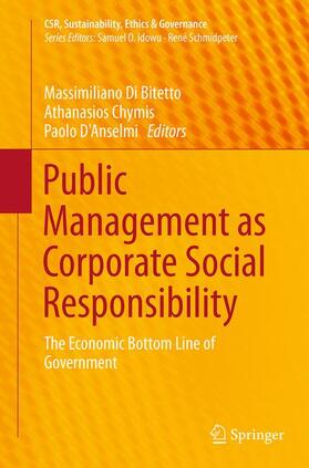 Di Bitetto / D'Anselmi / Chymis | Public Management as Corporate Social Responsibility | Buch | 978-3-319-35870-3 | sack.de