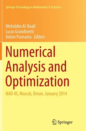 Al-Baali / Purnama / Grandinetti |  Numerical Analysis and Optimization | Buch |  Sack Fachmedien
