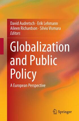 Audretsch / Vismara / Lehmann |  Globalization and Public Policy | Buch |  Sack Fachmedien