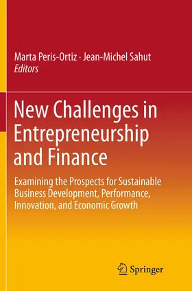 Peris-Ortiz / Sahut | New Challenges in Entrepreneurship and Finance | Buch | 978-3-319-36067-6 | www.sack.de
