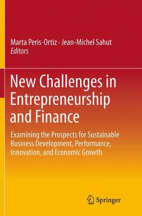 Sahut / Peris-Ortiz | New Challenges in Entrepreneurship and Finance | Buch | 978-3-319-36067-6 | sack.de