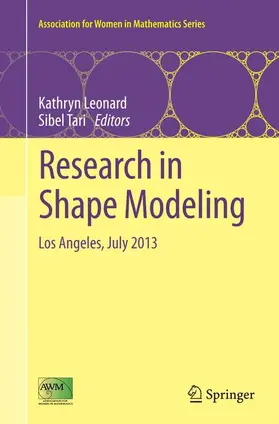 Tari / Leonard |  Research in Shape Modeling | Buch |  Sack Fachmedien
