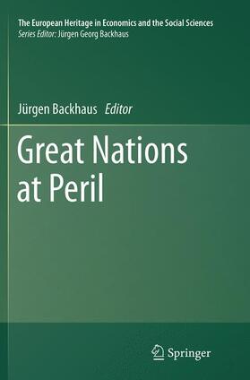 Backhaus | Great Nations at Peril | Buch | 978-3-319-36318-9 | sack.de
