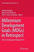 Andrews / Assié-Lumumba / Khalema |  Millennium Development Goals (MDGs) in Retrospect | Buch |  Sack Fachmedien
