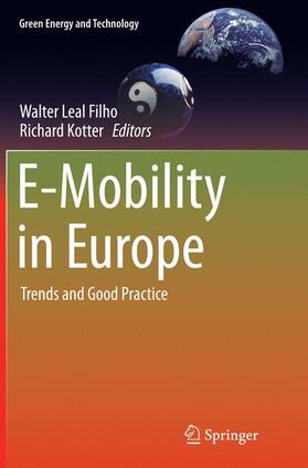 Kotter / Leal Filho |  E-Mobility in Europe | Buch |  Sack Fachmedien