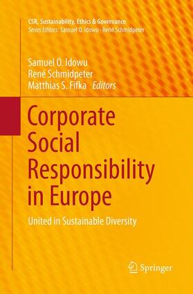Idowu / Fifka / Schmidpeter | Corporate Social Responsibility in Europe | Buch | 978-3-319-36528-2 | sack.de