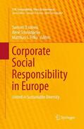 Idowu / Fifka / Schmidpeter |  Corporate Social Responsibility in Europe | Buch |  Sack Fachmedien