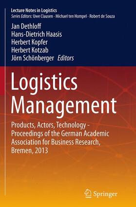 Dethloff / Haasis / Schönberger | Logistics Management | Buch | 978-3-319-36569-5 | sack.de