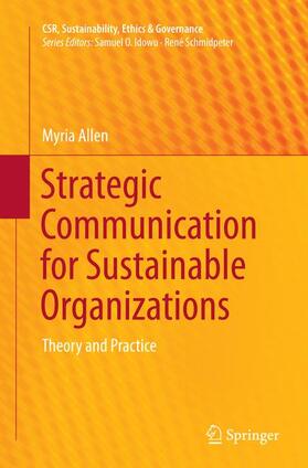 Allen |  Strategic Communication for Sustainable Organizations | Buch |  Sack Fachmedien