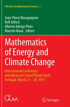Bourguignon / Viana / Jeltsch |  Mathematics of Energy and Climate Change | Buch |  Sack Fachmedien
