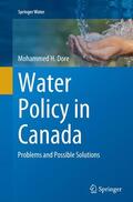 Dore |  Water Policy in Canada | Buch |  Sack Fachmedien