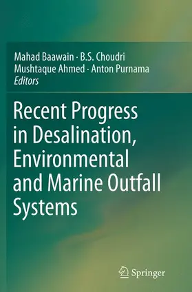 Baawain / Purnama / Choudri |  Recent Progress in Desalination, Environmental and Marine Outfall Systems | Buch |  Sack Fachmedien