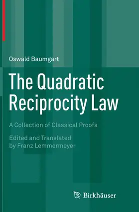 Baumgart |  The Quadratic Reciprocity Law | Buch |  Sack Fachmedien