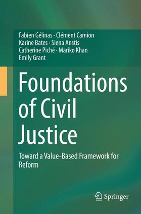 Gélinas / Camion / Bates | Foundations of Civil Justice | Buch | 978-3-319-36853-5 | sack.de