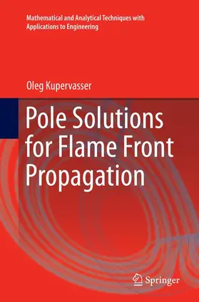 Kupervasser |  Pole Solutions for Flame Front Propagation | Buch |  Sack Fachmedien