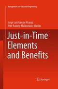 Macías / García Alcaraz |  Just-in-Time Elements and Benefits | Buch |  Sack Fachmedien