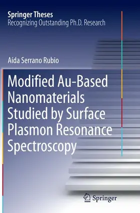 Serrano Rubio |  Modified Au-Based Nanomaterials Studied by Surface Plasmon Resonance Spectroscopy | Buch |  Sack Fachmedien