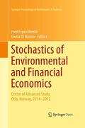 Di Nunno / Benth |  Stochastics of Environmental and Financial Economics | Buch |  Sack Fachmedien