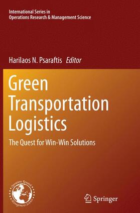 Psaraftis | Green Transportation Logistics | Buch | 978-3-319-37137-5 | sack.de
