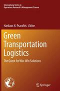 Psaraftis |  Green Transportation Logistics | Buch |  Sack Fachmedien