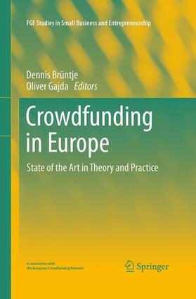 Gajda / Brüntje | Crowdfunding in Europe | Buch | 978-3-319-37261-7 | sack.de