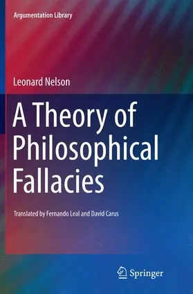 Nelson |  A Theory of Philosophical Fallacies | Buch |  Sack Fachmedien