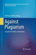 Zhang |  Against Plagiarism | Buch |  Sack Fachmedien