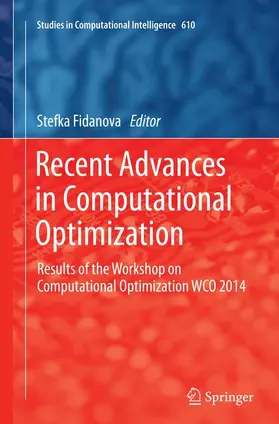 Fidanova |  Recent Advances in Computational Optimization | Buch |  Sack Fachmedien