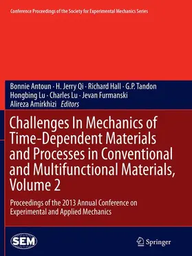 Antoun / Qi / Hall |  Challenges In Mechanics of Time-Dependent Materials and Processes in Conventional and Multifunctional Materials, Volume 2 | Buch |  Sack Fachmedien